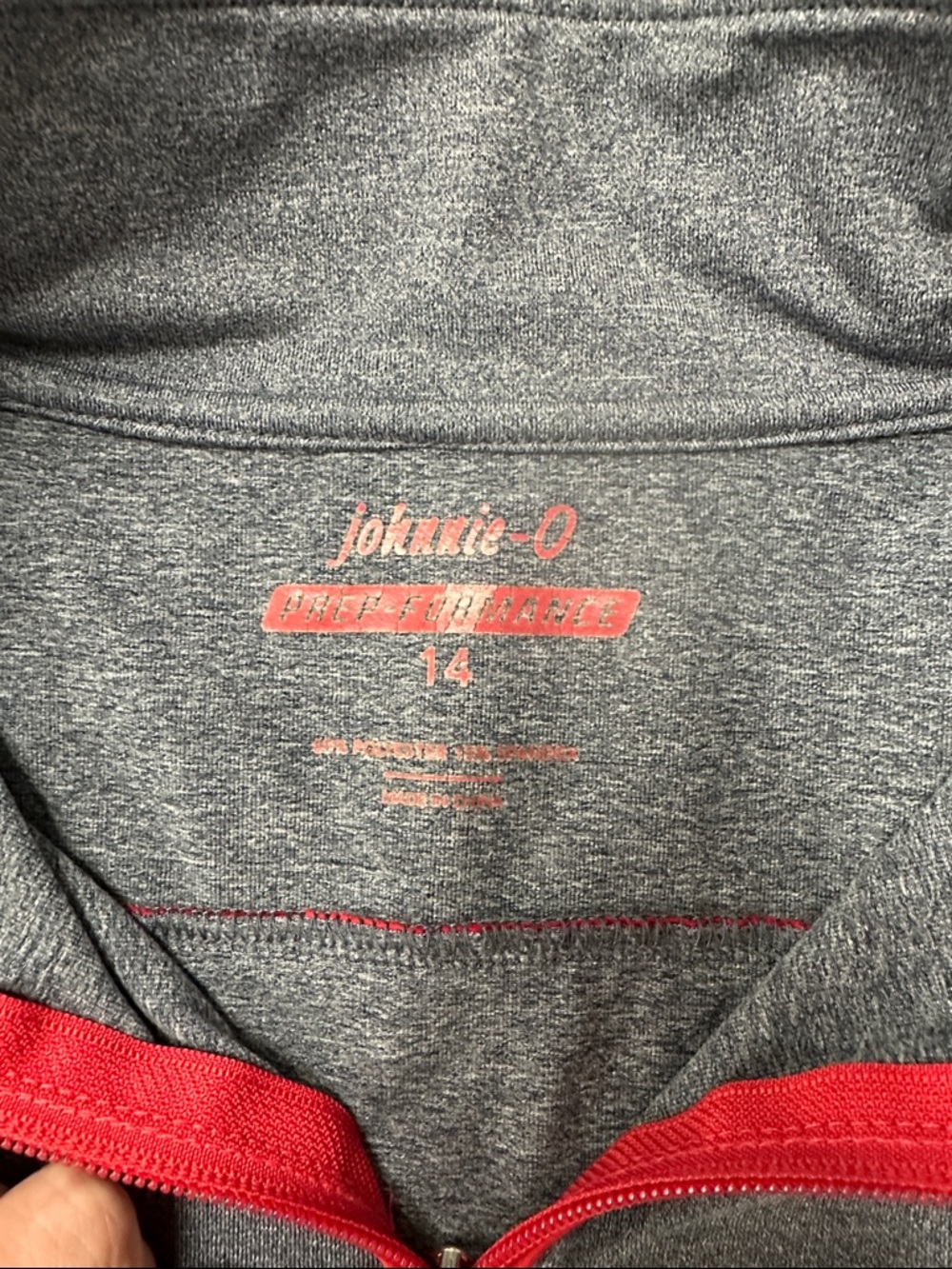 Johnie-O boy’s quarter zip performance pullover - Picture 3 of 4